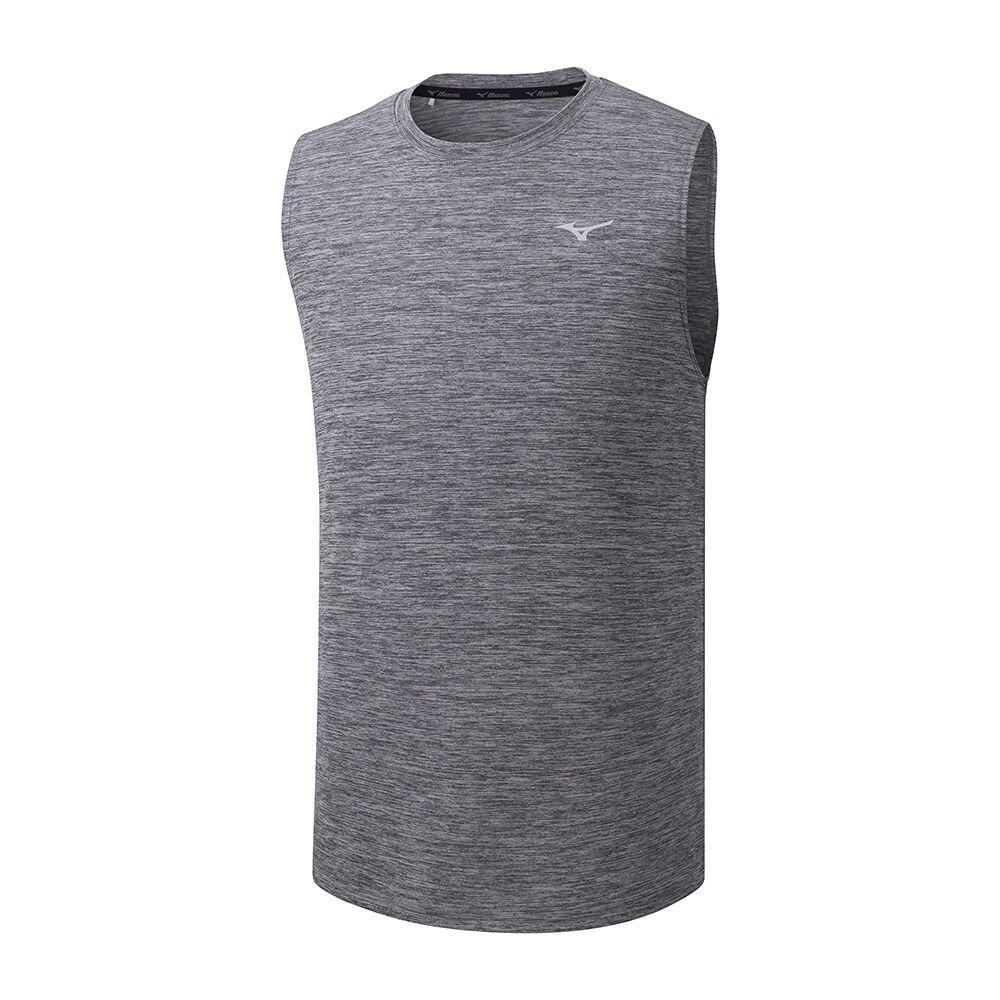 Mizuno Men's Tank Tops Grey Impulse Core S/L Apparel - J2GA800808